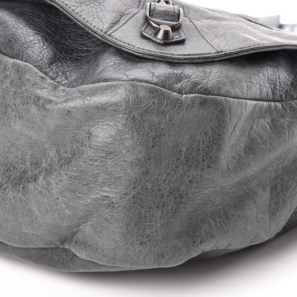 Balenciaga Agneau Classic Hardware Folk Messenger Anthracite 9 of 9