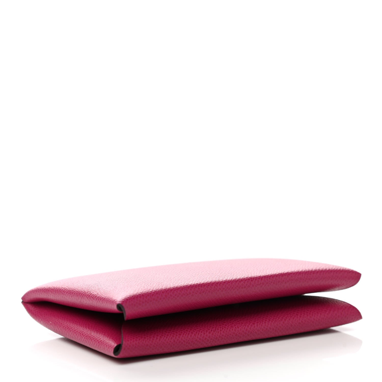 Hermes Madame Calfskin Calvi Card Case Rose Pourpre 4 of 8