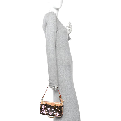 Louis Vuitton LV X TM Monogram Pochette Accessories Sakura Brown 2 of 10