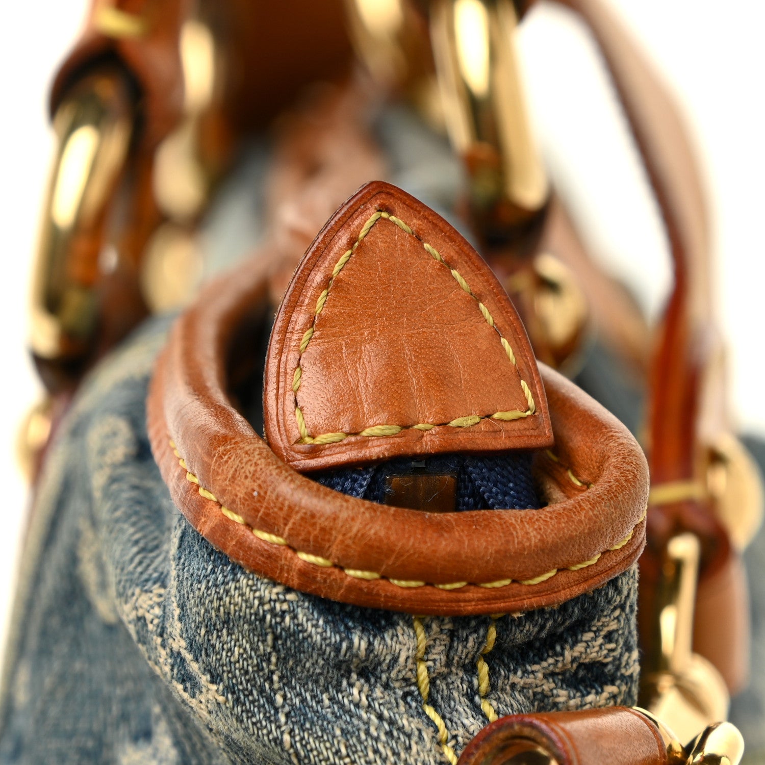 Louis Vuitton Denim Neo Cabby GM Blue 25 of 30