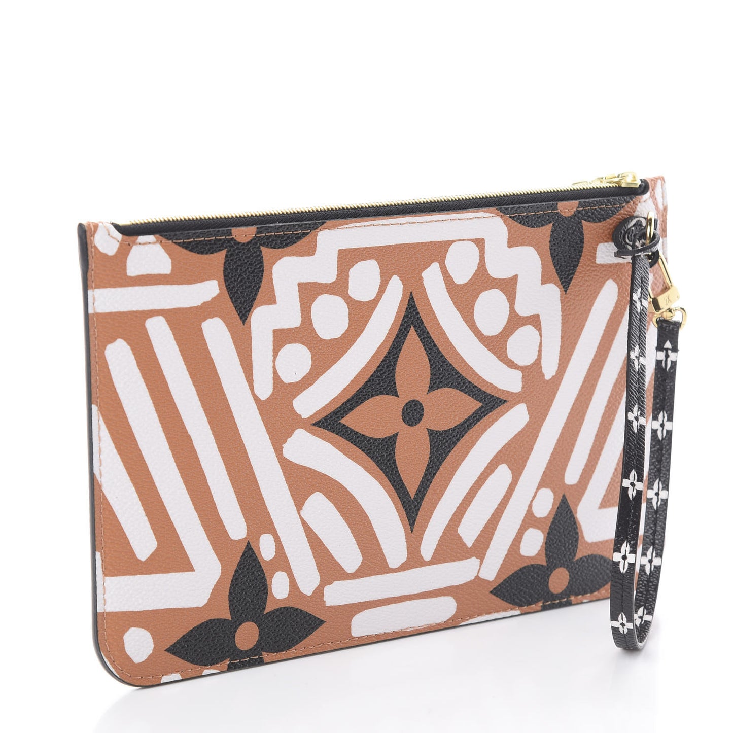 Monogram Giant Crafty Neverfull MM GM Pochette Creme Caramel