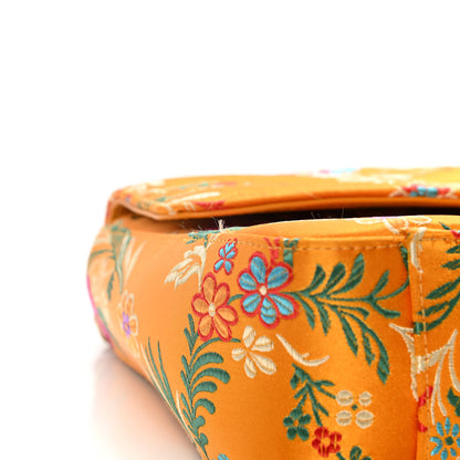 Gucci Jacquard Matelasse Floral Medium GG Marmont Shoulder Bag Yellow 7 of 17
