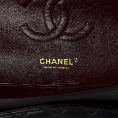 Chanel Lambskin Quilted Medium Double Flap Black 6 of 9