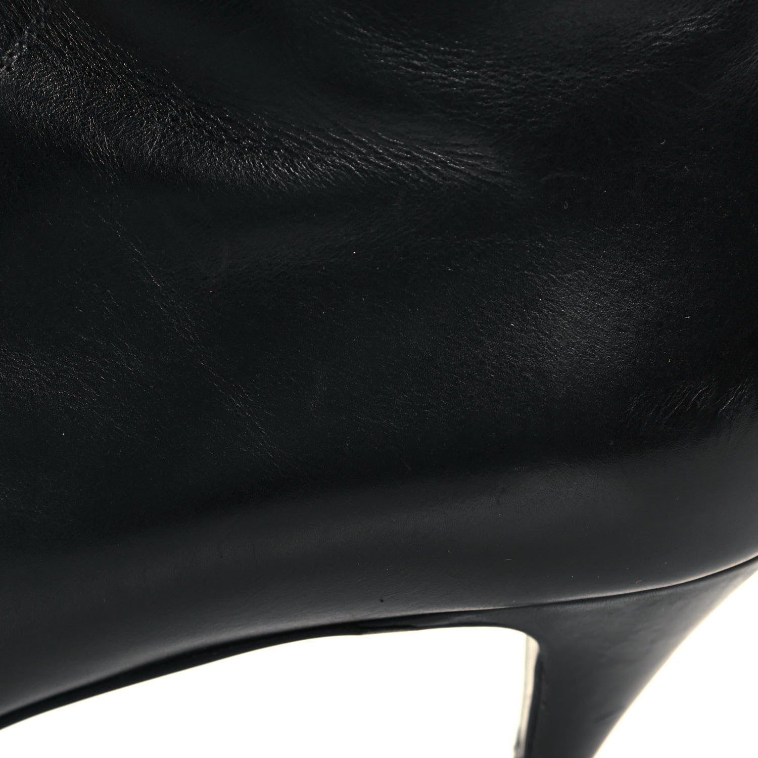Saint Laurent Calfskin Cat 50 Laced Boots 39 Black 8 of 11