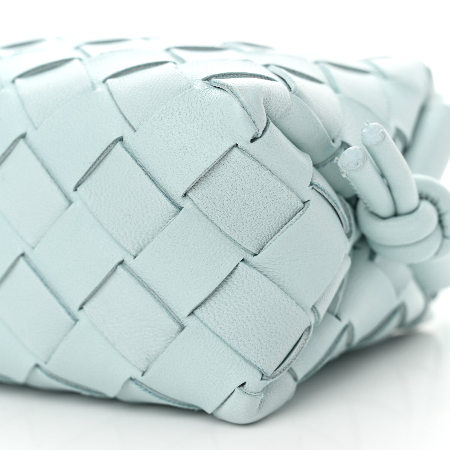 Bottega Veneta Nappa Intrecciato Candy Loop Camera Bag Teal Washed 9 of 10