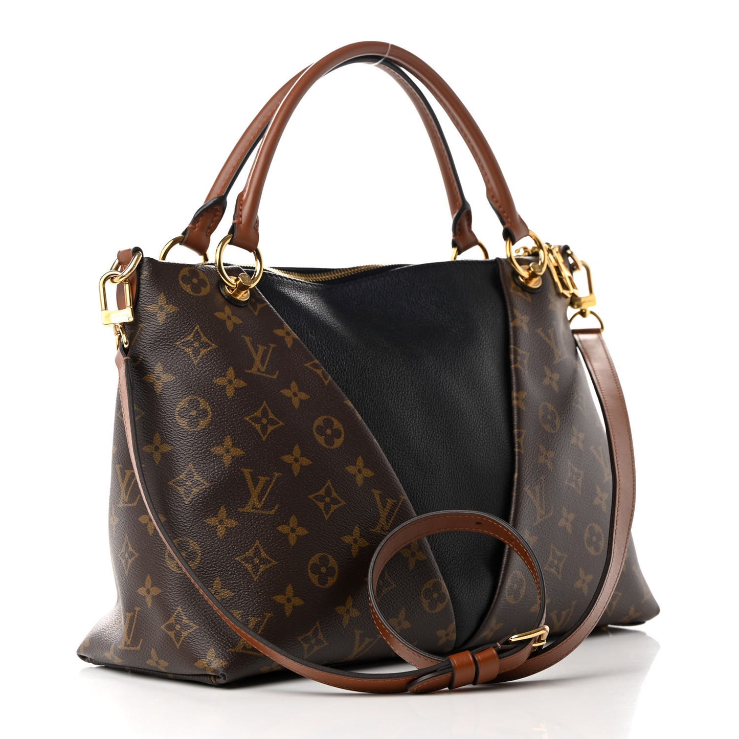 Monogram V Tote MM Black