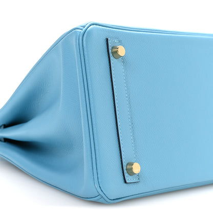 Hermes Epsom Birkin 30 Bleu Du Nord 9 of 11