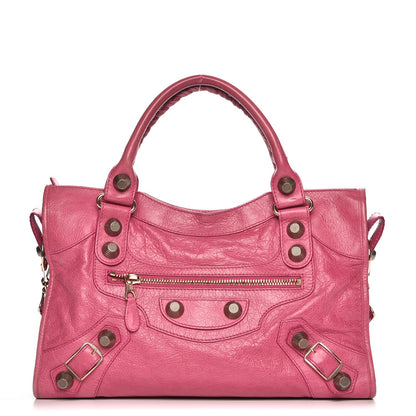 Balenciaga Agneau Giant 21 Rose Gold Hardware City Cyclamen Fucsia 1 of 8