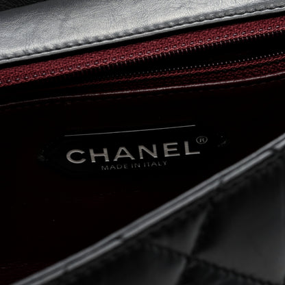 Chanel Aged Calfskin Quilted 2.55 Reissue 225 Hanger Flap Black 6 of 10