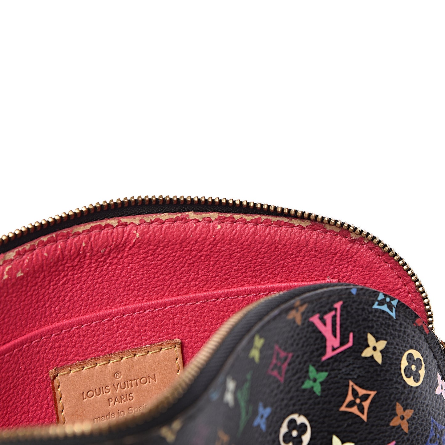 Monogram Multicolor Cosmetic Pouch Black Grenade