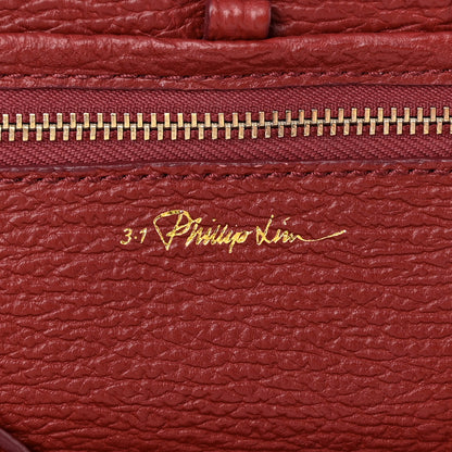 3.1 Phillip Lim Textured Calfskin Large Pashli Satchel Oxblood 6 of 10