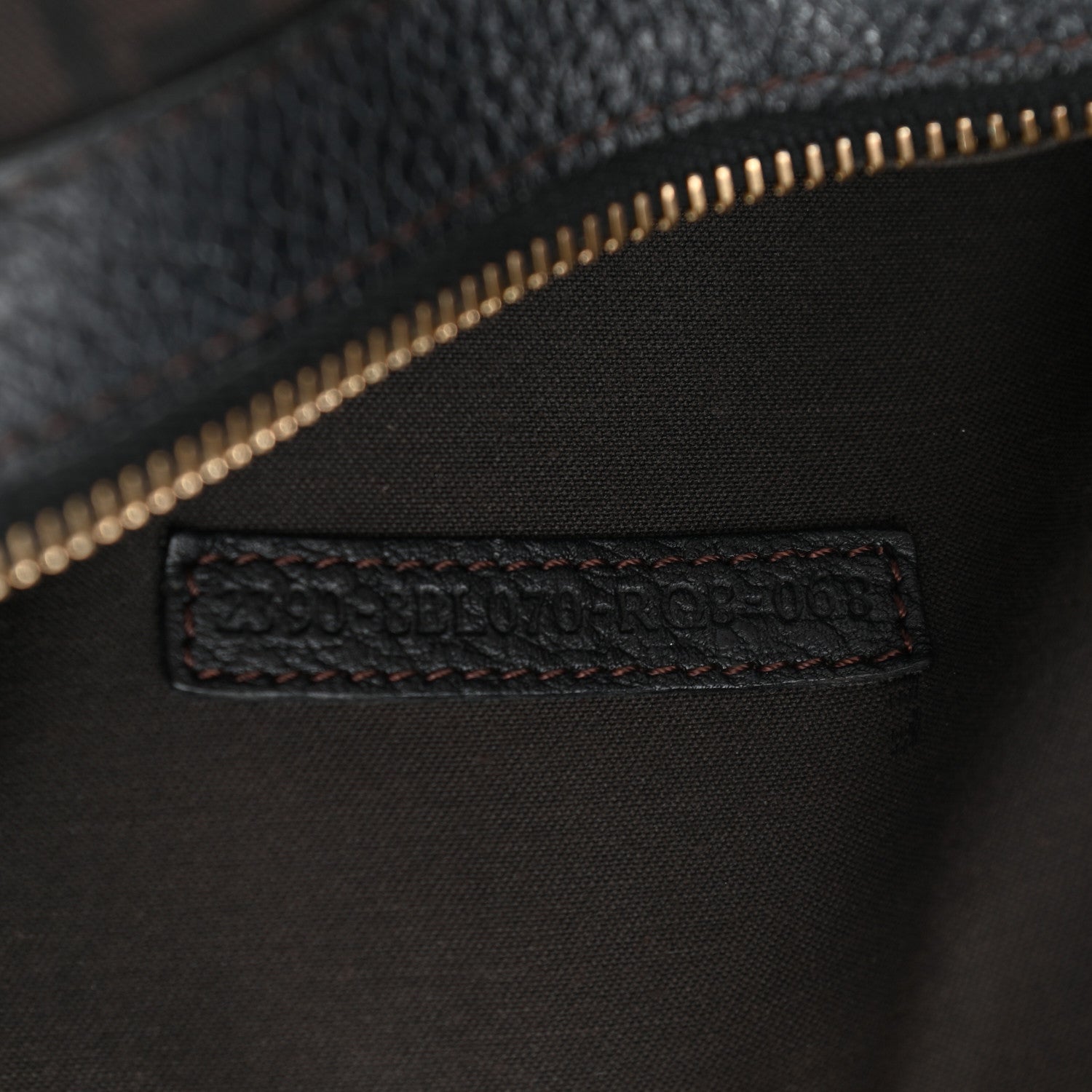 Fendi Zucchino Shoulder Bag Black 6 of 12