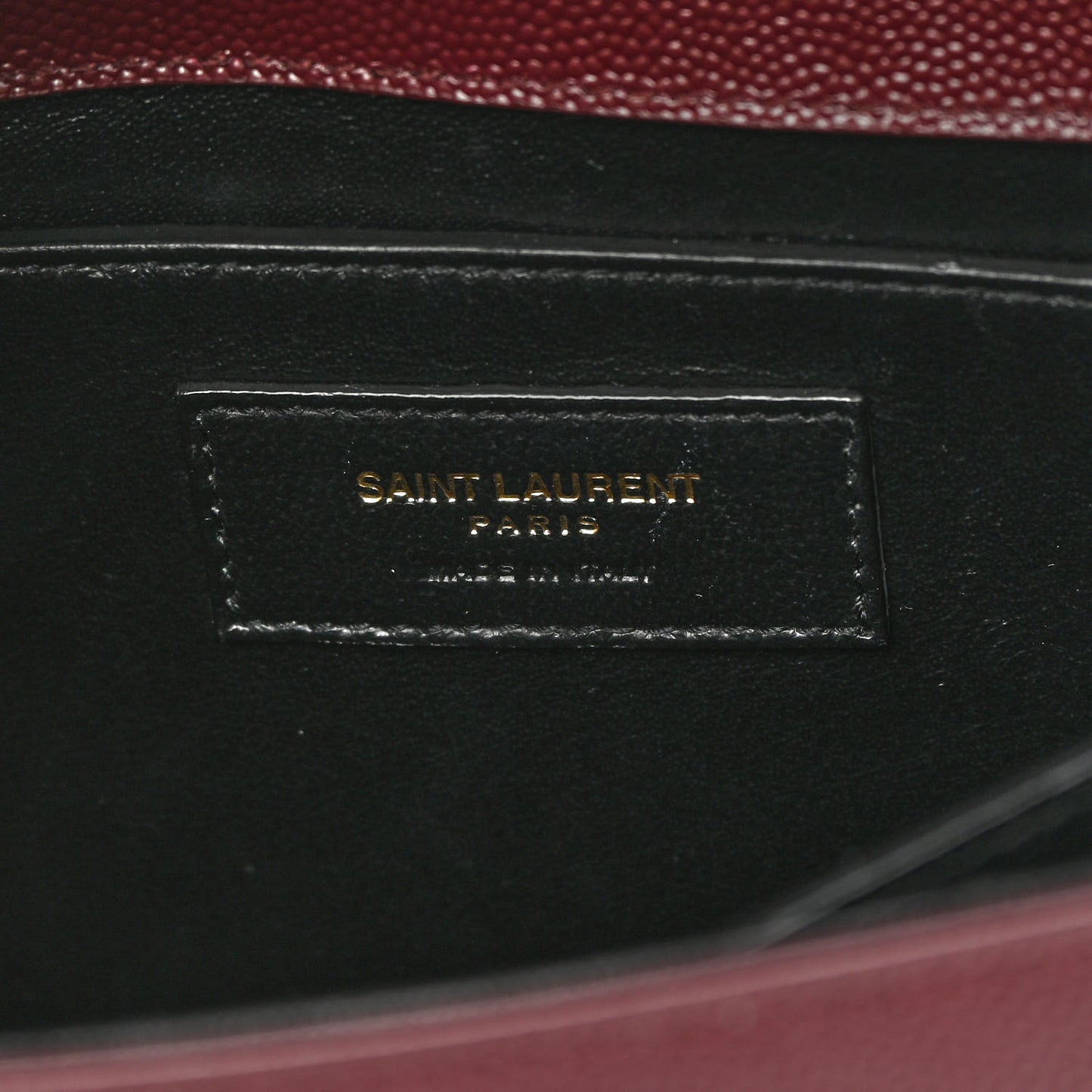 Grain de Poudre Medium Classic Monogram Cassandra Top Handle Rouge Legion
