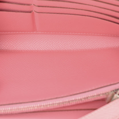 Hermes Epsom Kelly Longue Wallet Rose Confetti 5 of 6