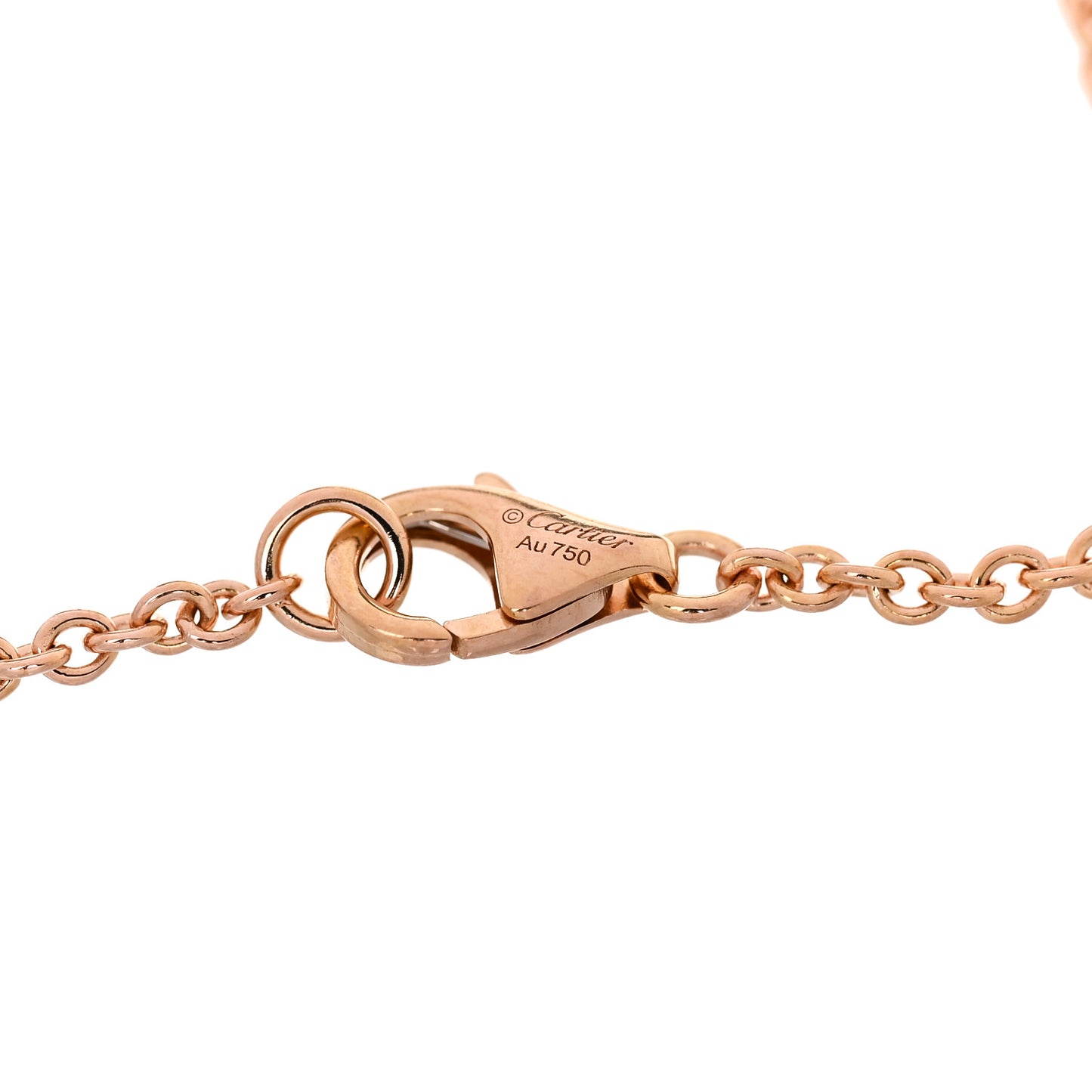 18K Pink Gold Interlocking LOVE Bracelet