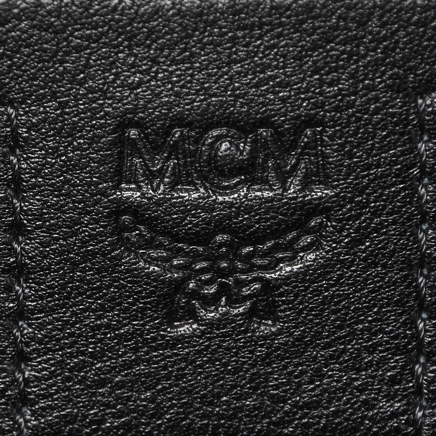 MCM Calfskin Ottomar Monogram Duke Backpack Black 7 of 11