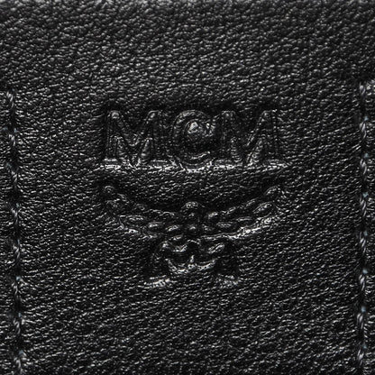 MCM Calfskin Ottomar Monogram Duke Backpack Black 7 of 11