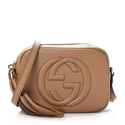 Gucci Pebbled Calfskin Small Soho Disco Bag Camelia 1 of 10