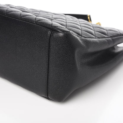Chanel Caviar Quilted Grand Shopping Tote GST Black 8 of 9