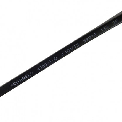 Chanel Aviator Sunglasses 4189-T-Q Black 7 of 9