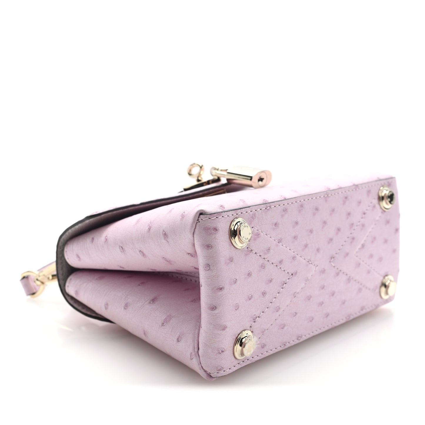 Iridescent Ostrich Rose Des Vents Mini Pearly Lilac