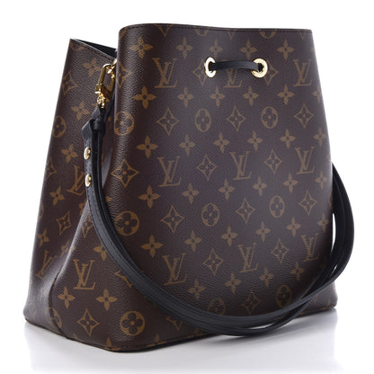 Louis Vuitton Monogram Neonoe MM Black 3 of 8