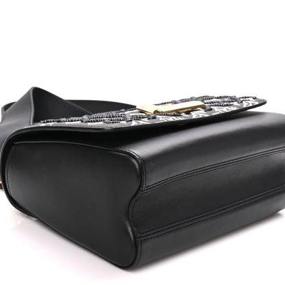 Louis Vuitton Calfskin Since 1854 Embroidered Twist MM Black 9 of 10