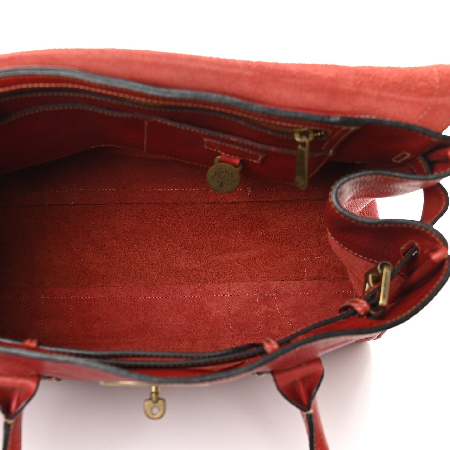 Grained Calfskin Tooled Darwin Bayswater Red