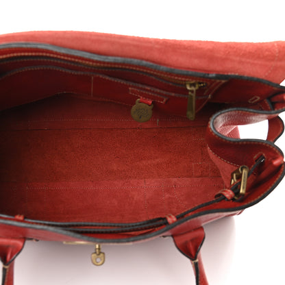 Mulberry Grained Calfskin Tooled Darwin Bayswater Red 4 of 8