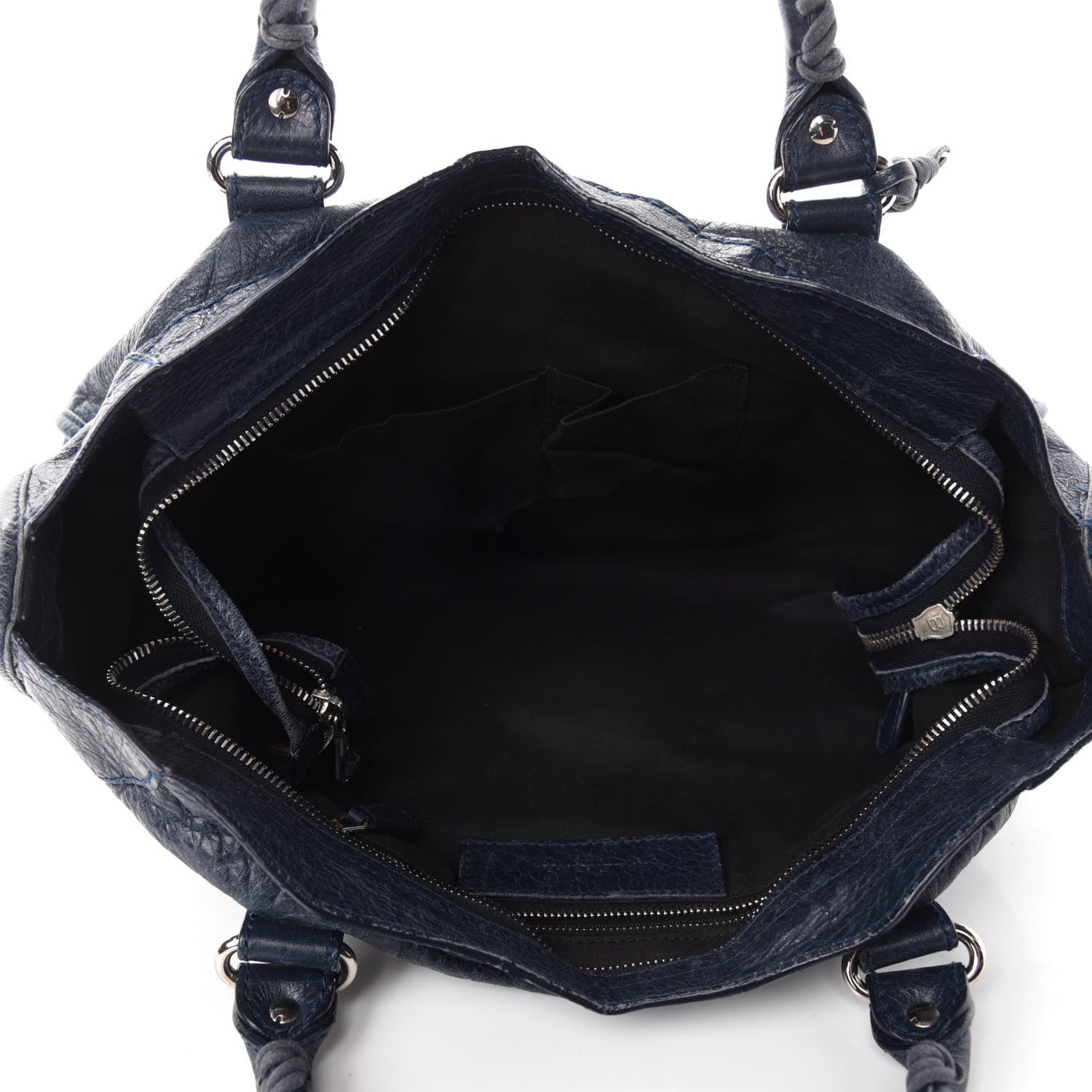 Balenciaga Agneau Giant 12 Silver Hardware City Bleu Obscur 5 of 17