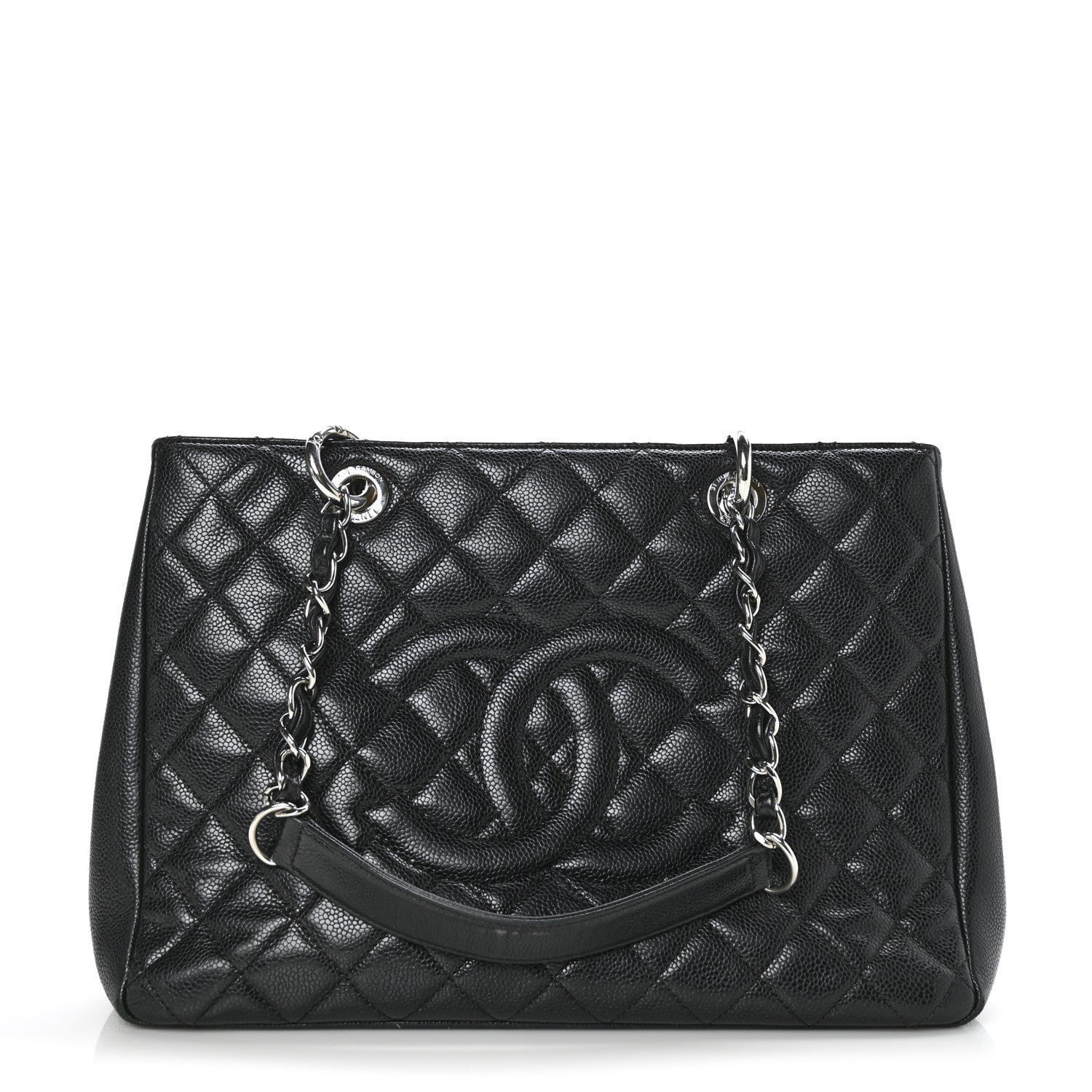 Chanel Caviar Quilted Grand Shopping Tote GST Black 1 of 11