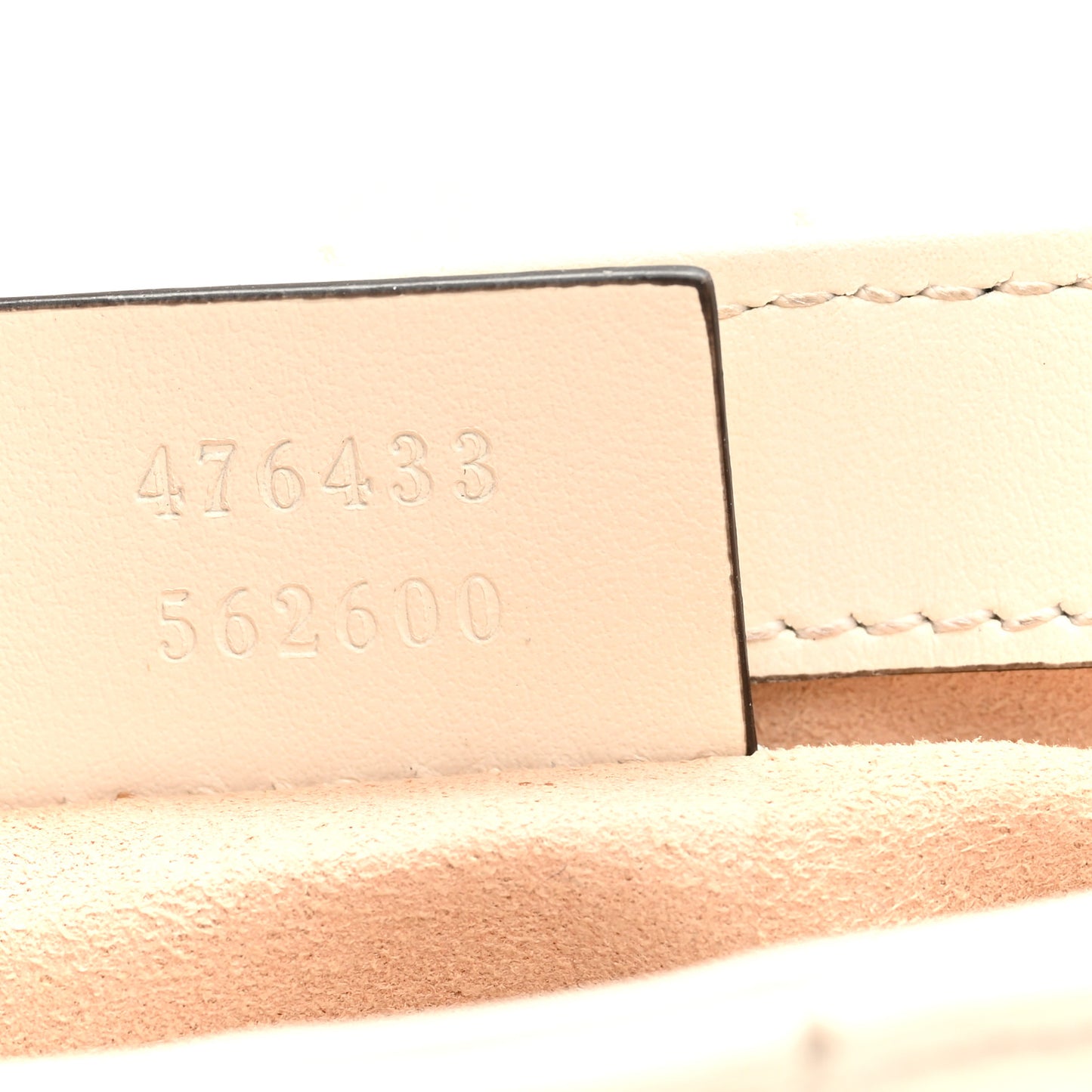 Calfskin Matelasse Aria Super Mini GG Marmont Shoulder Bag Mystic White