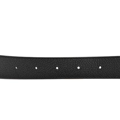 Louis Vuitton Calfskin Damier Ebene 25mm LV Iconic Reversible Belt 80 32 Black 5 of 7