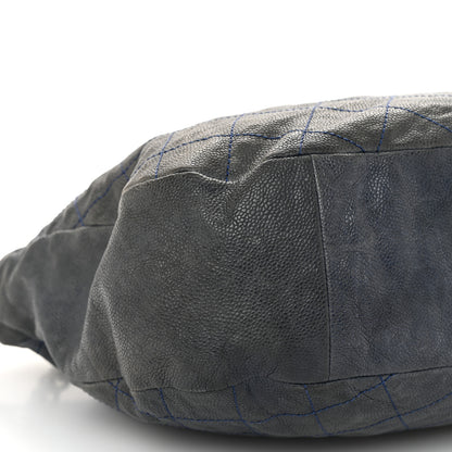 Chanel Caviar Quilted Simply CC Hobo Dark Blue 9 of 12