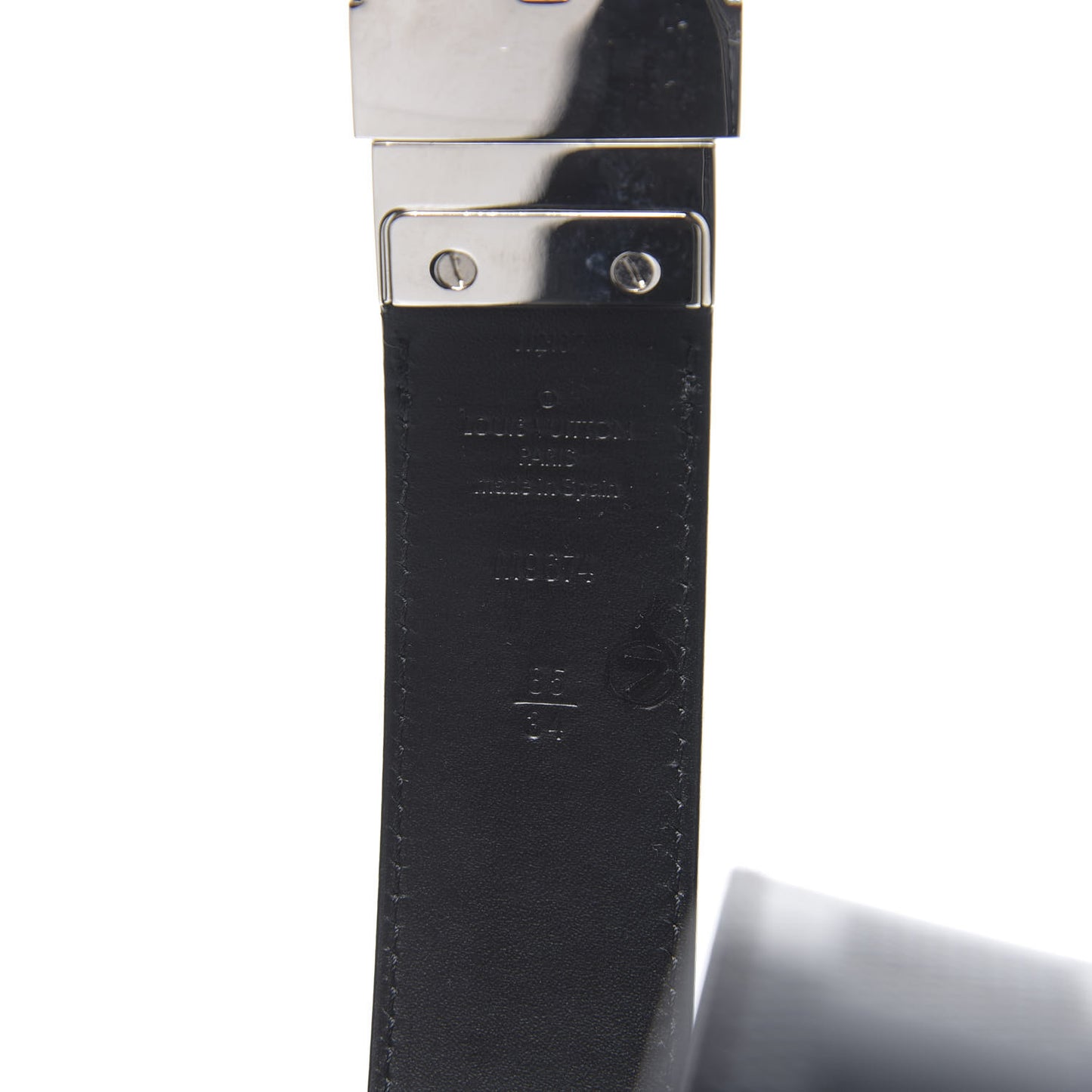 Damier Infini Calfskin Boston 30mm Reversible Belt 85 34 Black