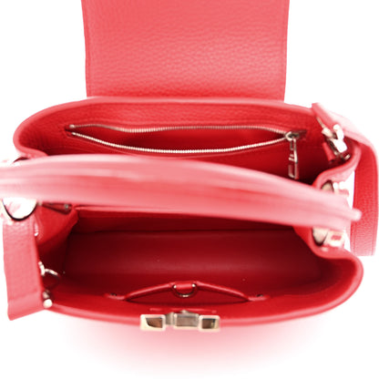 Louis Vuitton Taurillon Capucines BB Rubis 4 of 11