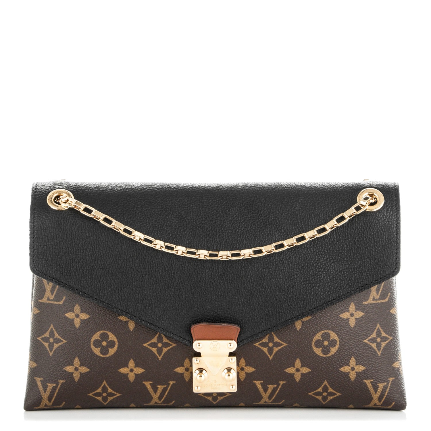 Louis Vuitton Monogram Pallas Chain Black 1 of 7