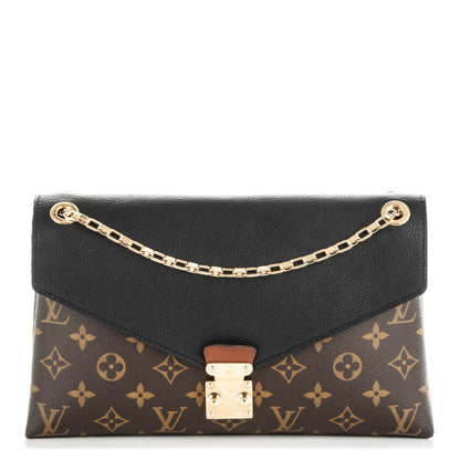 Louis Vuitton Monogram Pallas Chain Black 1 of 7