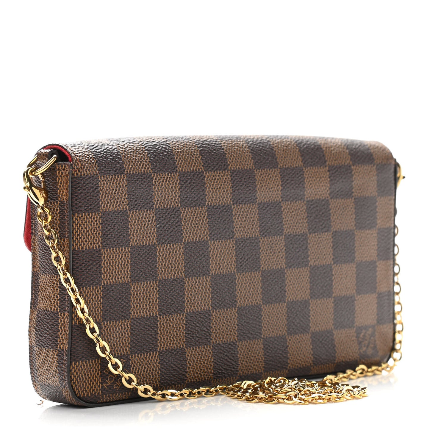 Damier Ebene Pochette Felicie Chain Wallet