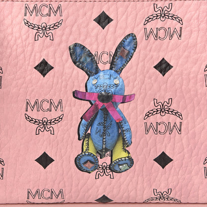MCM Visetos Rabbit Crossbody Pouch Soft Pink 10 of 10