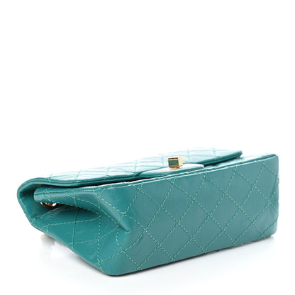 Chanel Aged Calfskin Quilted 2.55 Reissue Mini Flap Green 4 of 10