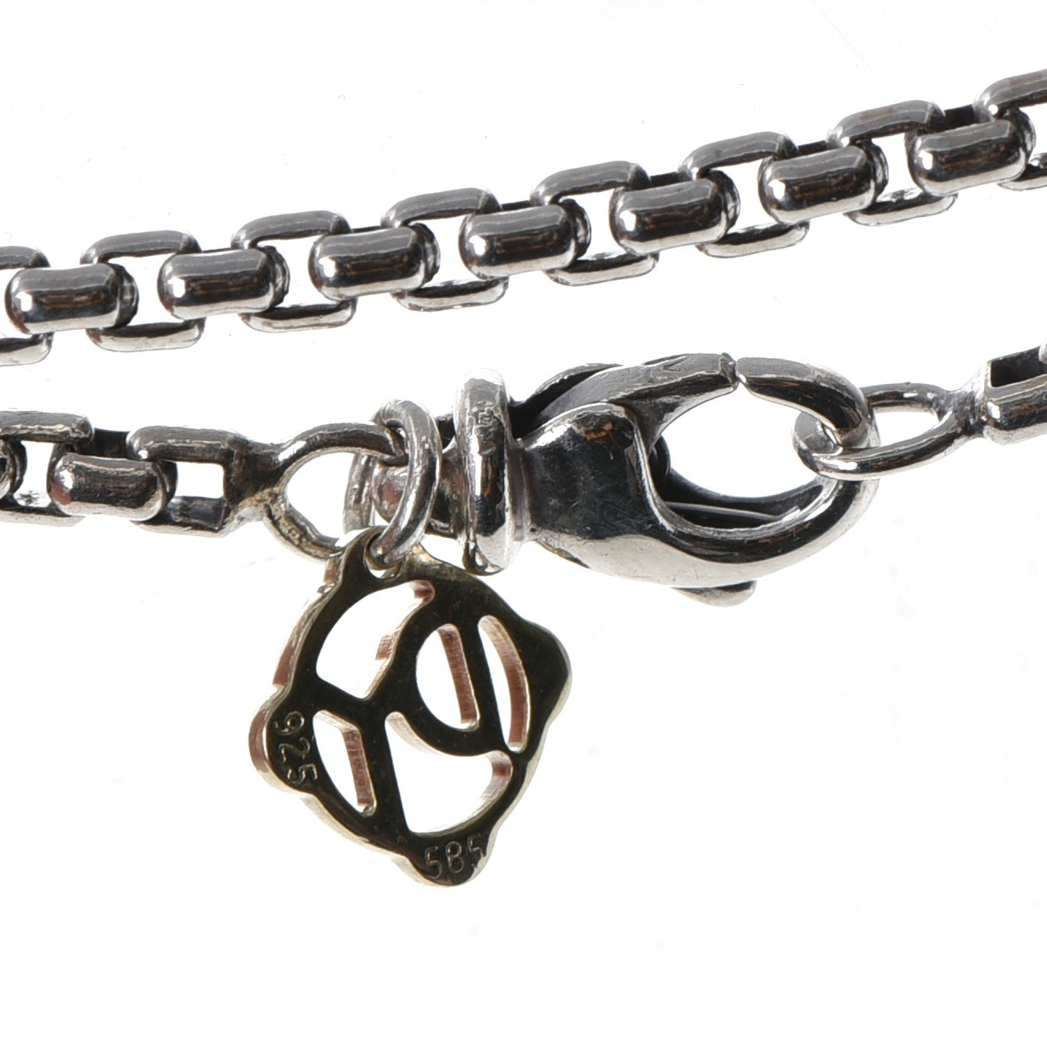 David Yurman Sterling Silver 2.7mm Small Box Chain Necklace 32" 5 of 6