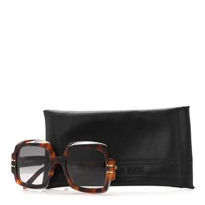 Christian Dior Acetate Diorsignature S1U Square Sunglasses Tortoise 7 of 7