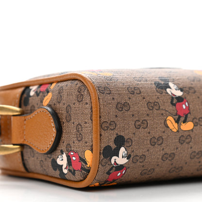 Gucci X DISNEY Mini Vintage GG Supreme Monogram Mickey Mouse Shoulder Bag Beige Vintage Sun Oil 8 of 9