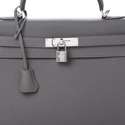 Hermes Togo Kelly Retourne 32 Etain 8 of 11