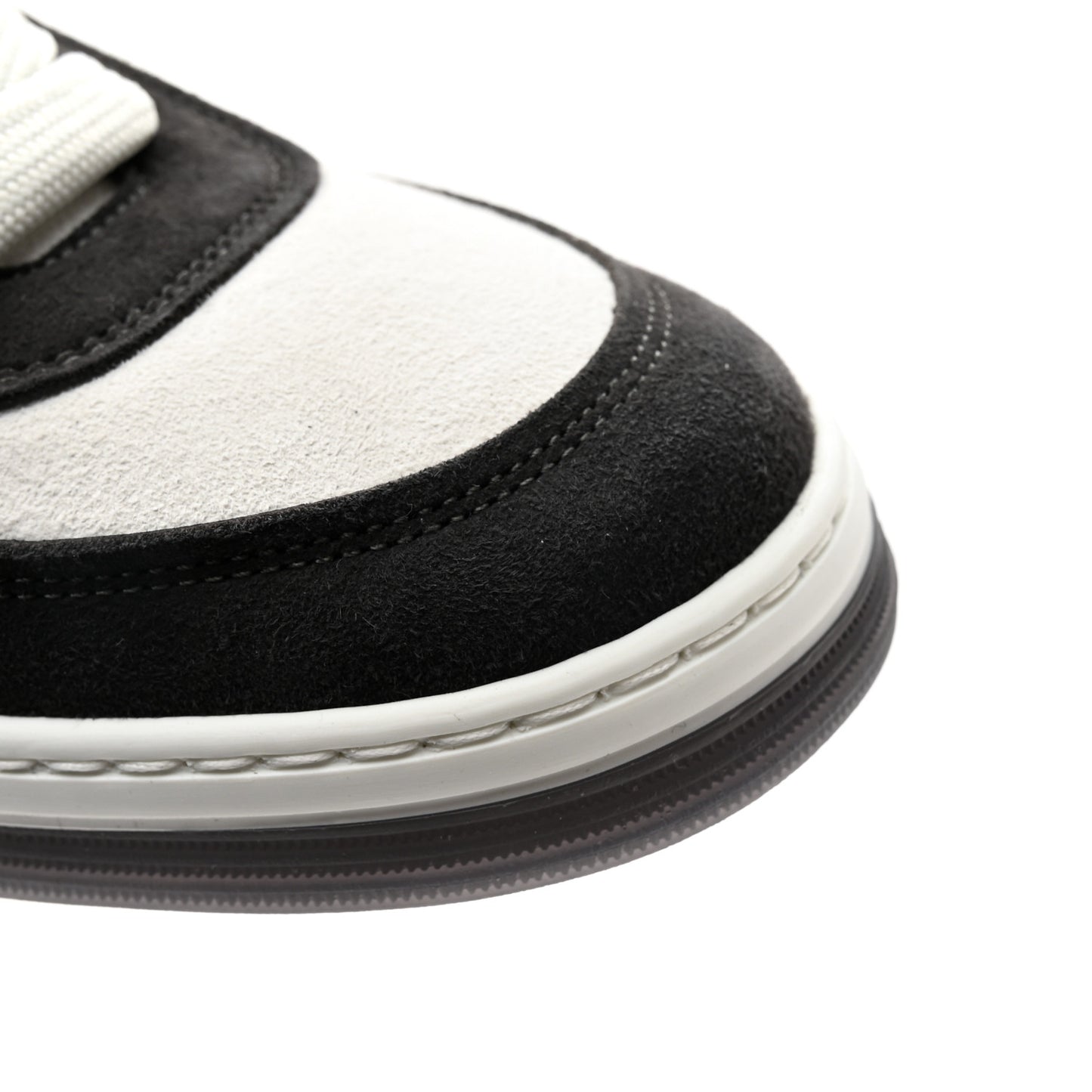 Suede Kidskin Womens CC Sneakers 39 Black White