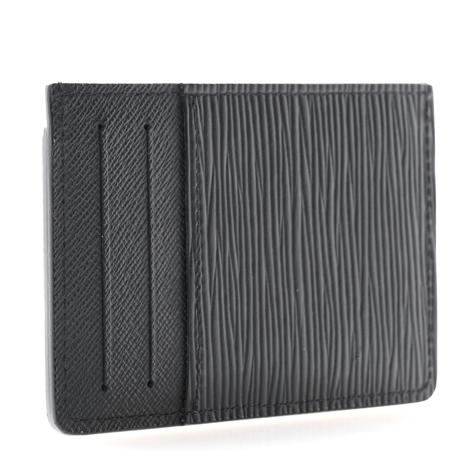 Louis Vuitton Epi Neo Porte-Cartes Card Holder Black 3 of 12