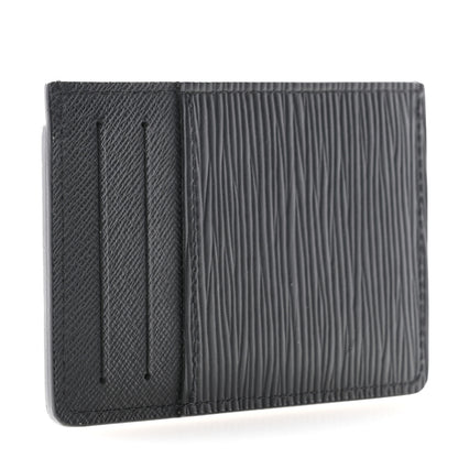 Louis Vuitton Epi Neo Porte-Cartes Card Holder Black 3 of 12