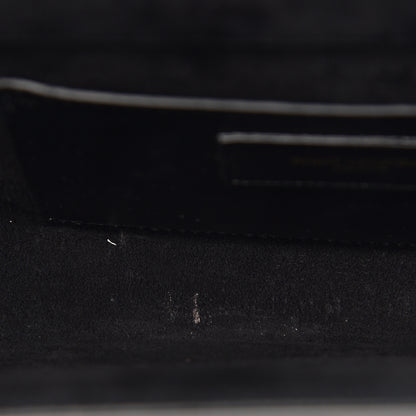 Saint Laurent Patent Classic Monogram Cassandre Clutch Black 10 of 11