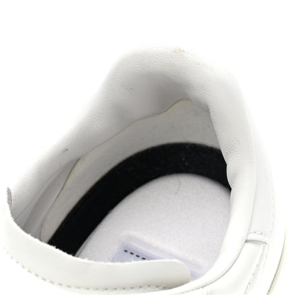 Chanel Shiny Calfskin Suede Quilted CC Logo Sneakers 39 White 12 of 13